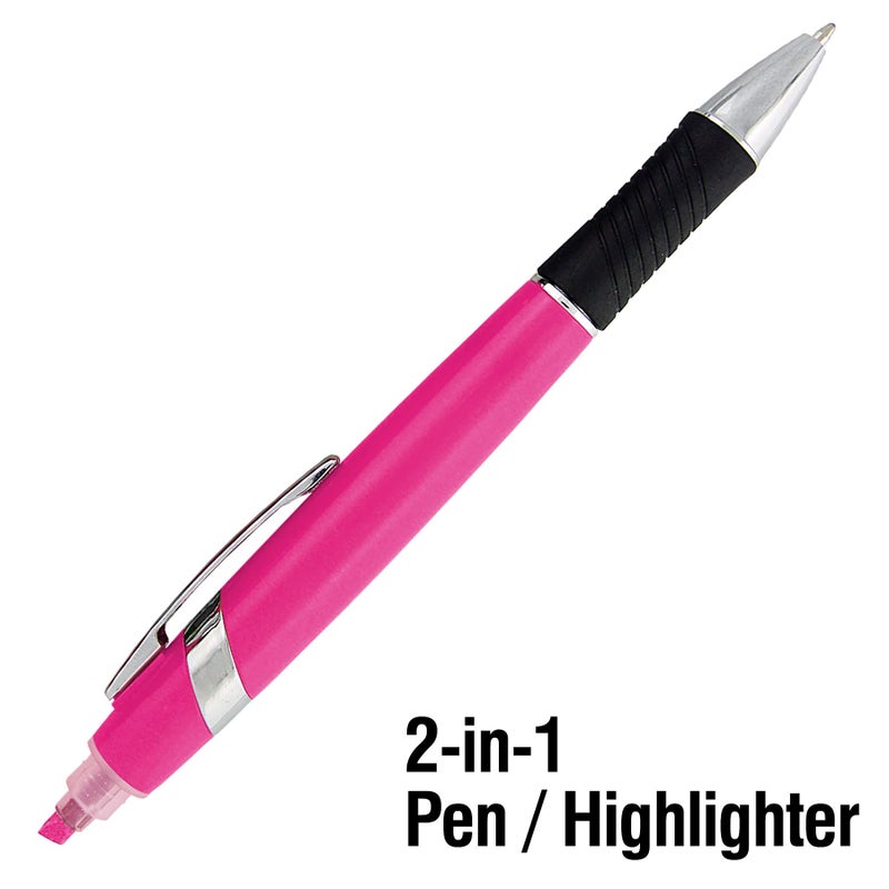 SyPen مجموعة أقلام تمييز SyPen مع قلم حبر جاف، تأتي بمجموعة من الألوان الزاهية، 10 قطع - Image 4